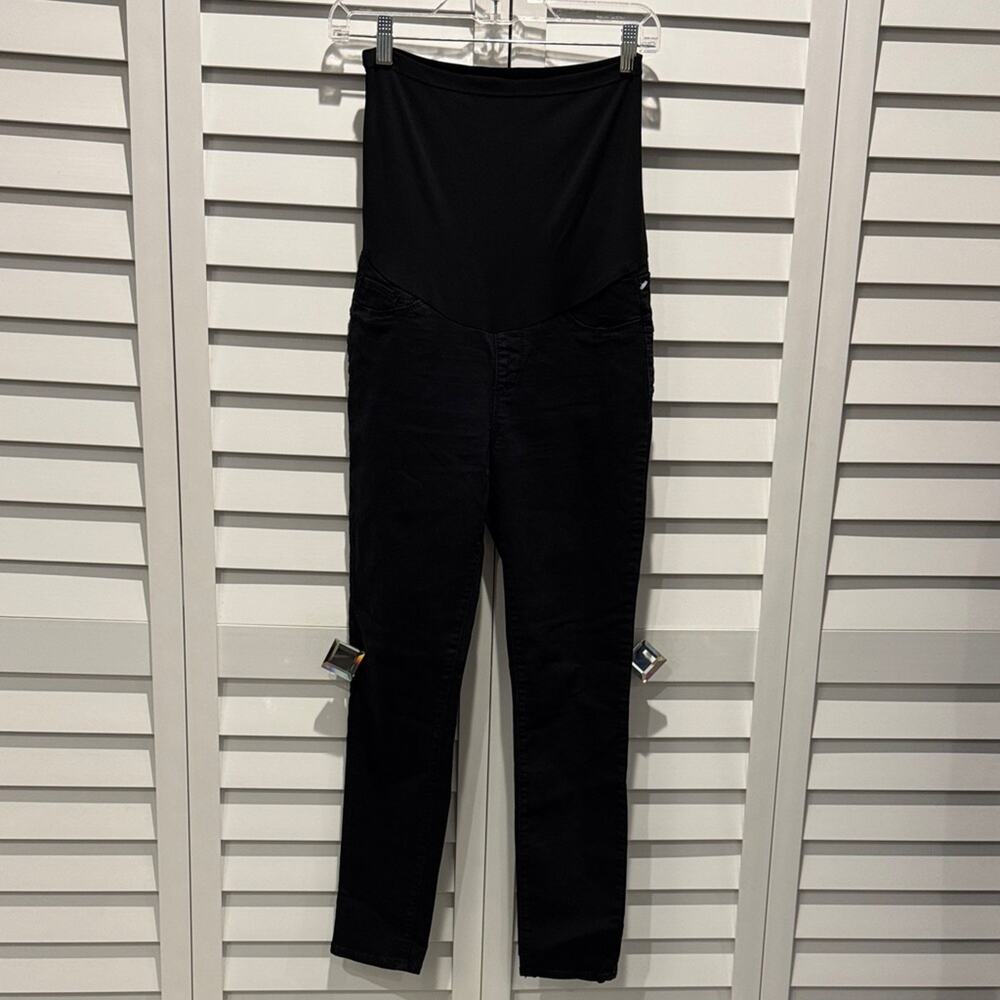 S.O.N.G Maternity Black Skinny Jeans/ leggings for Women - Picture 2 of 10